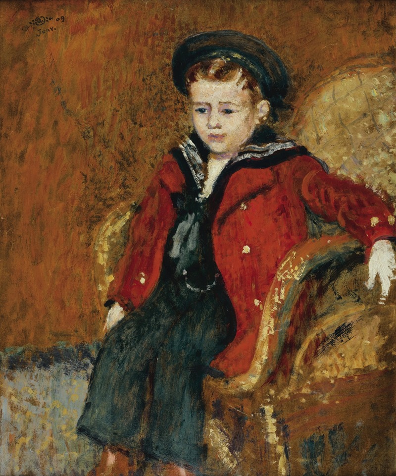 Georges Lemmen - Portrait d’un jeune garçon