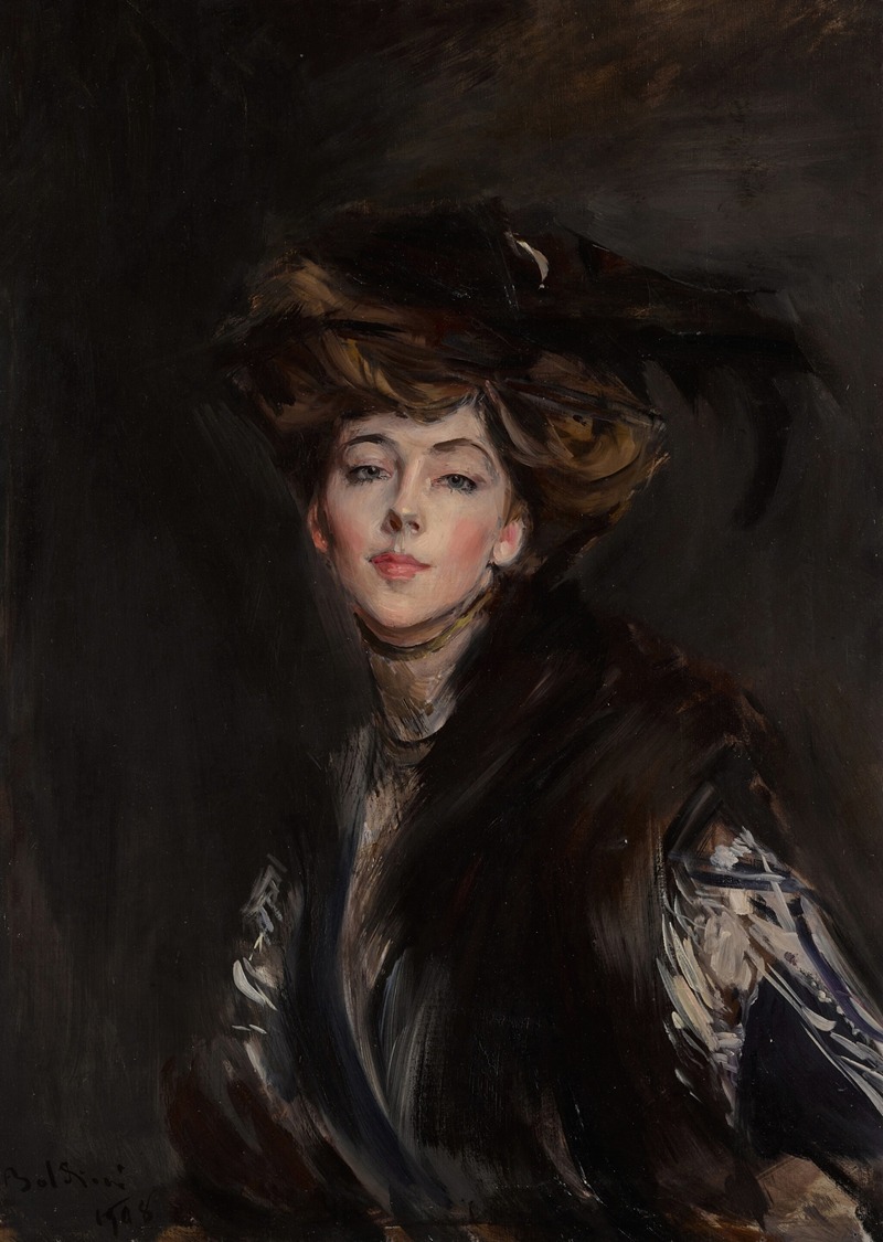 Giovanni Boldini - Portrait of Miss Anita Stewart