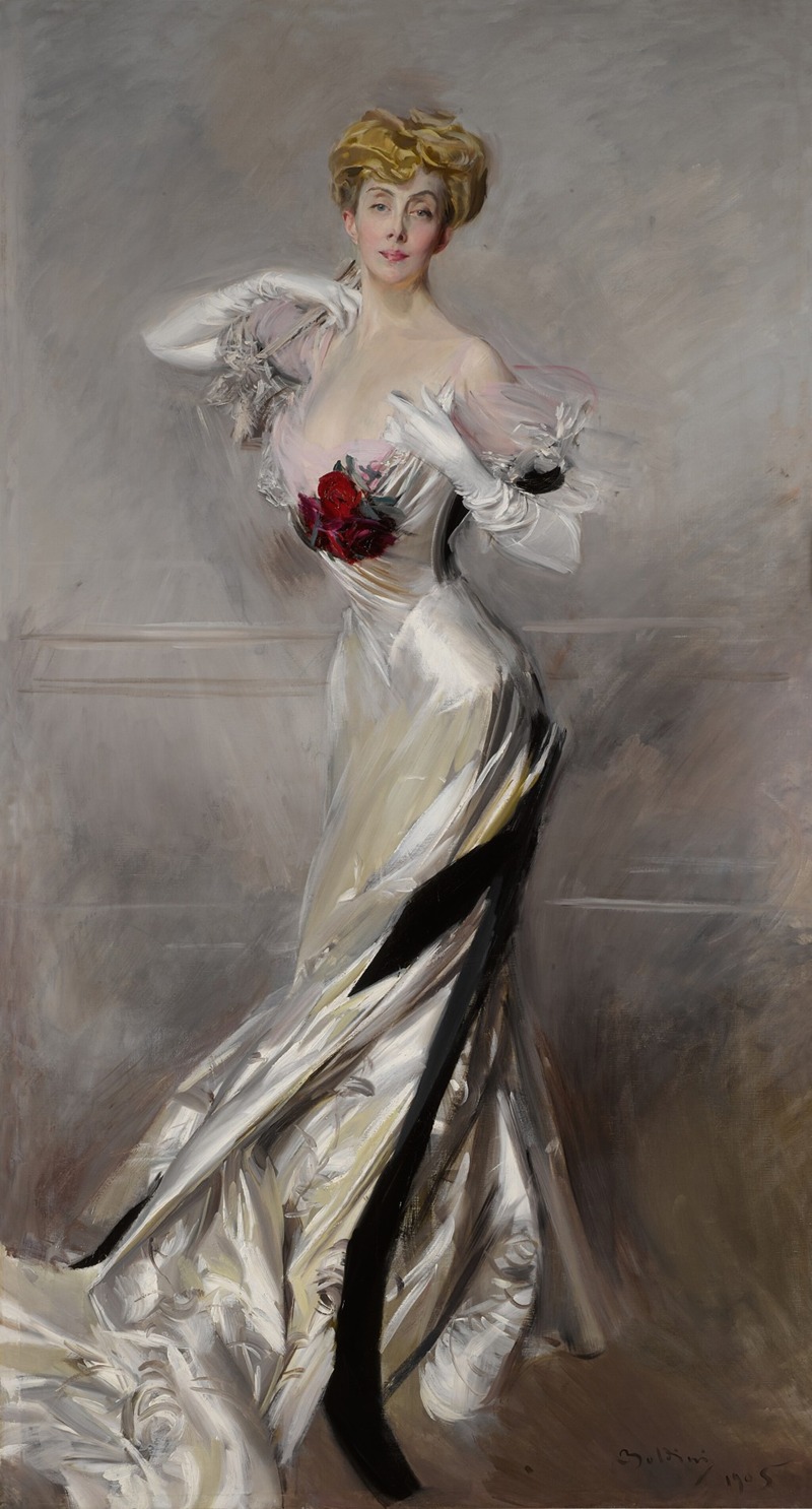 Giovanni Boldini - Portrait of Countess Zichy