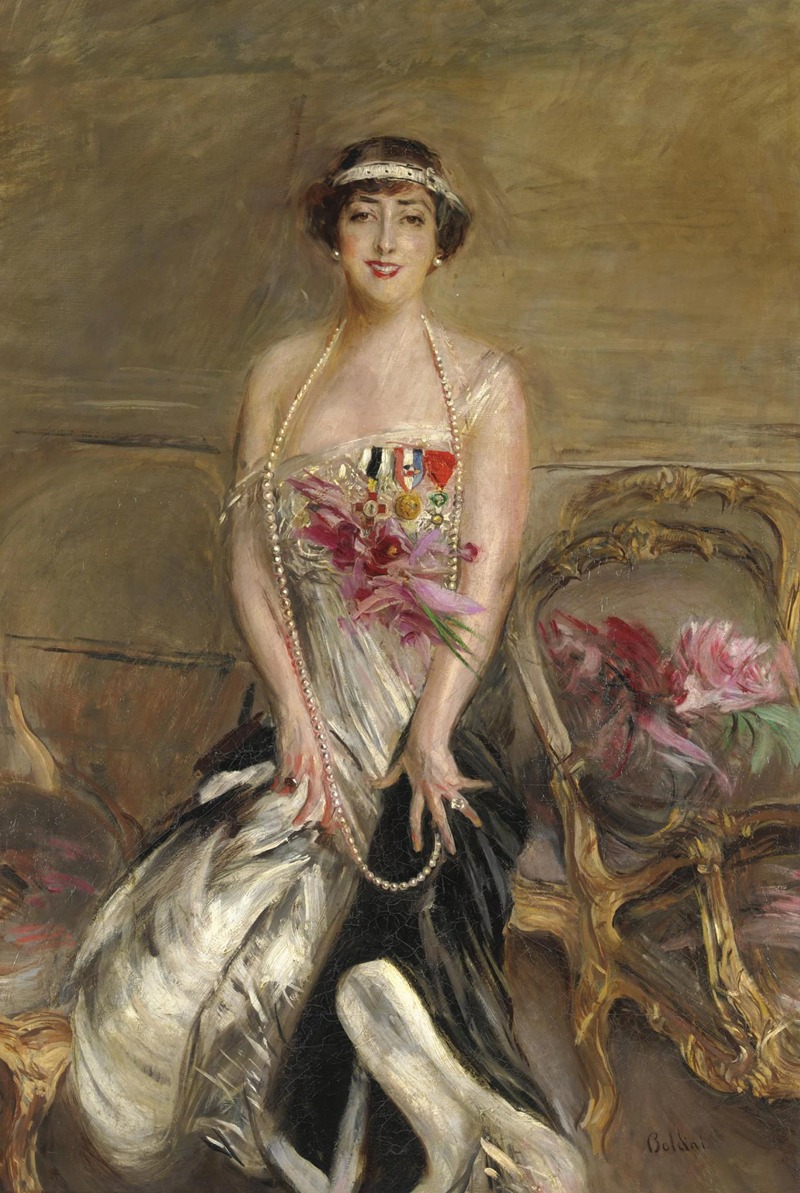 Giovanni Boldini - Portrait of Lady Michelham