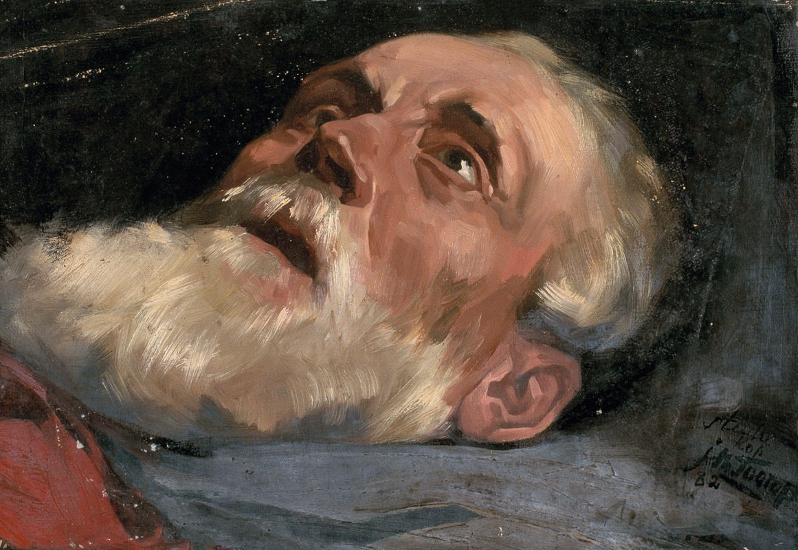 Jan Toorop - Head of an Old Man (study)