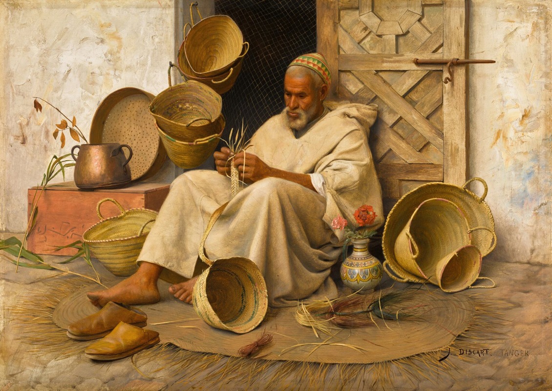 Jean Discart - The Basket Weaver, Tangier