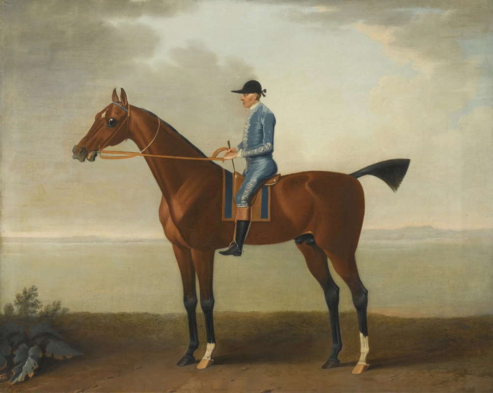 John Wootton - Lady O’Brien’s horse with jockey up