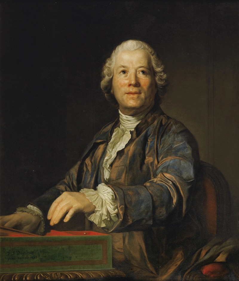 Joseph Siffred Duplessis - Portrait of Christoph Willibald Ritter von Gluck