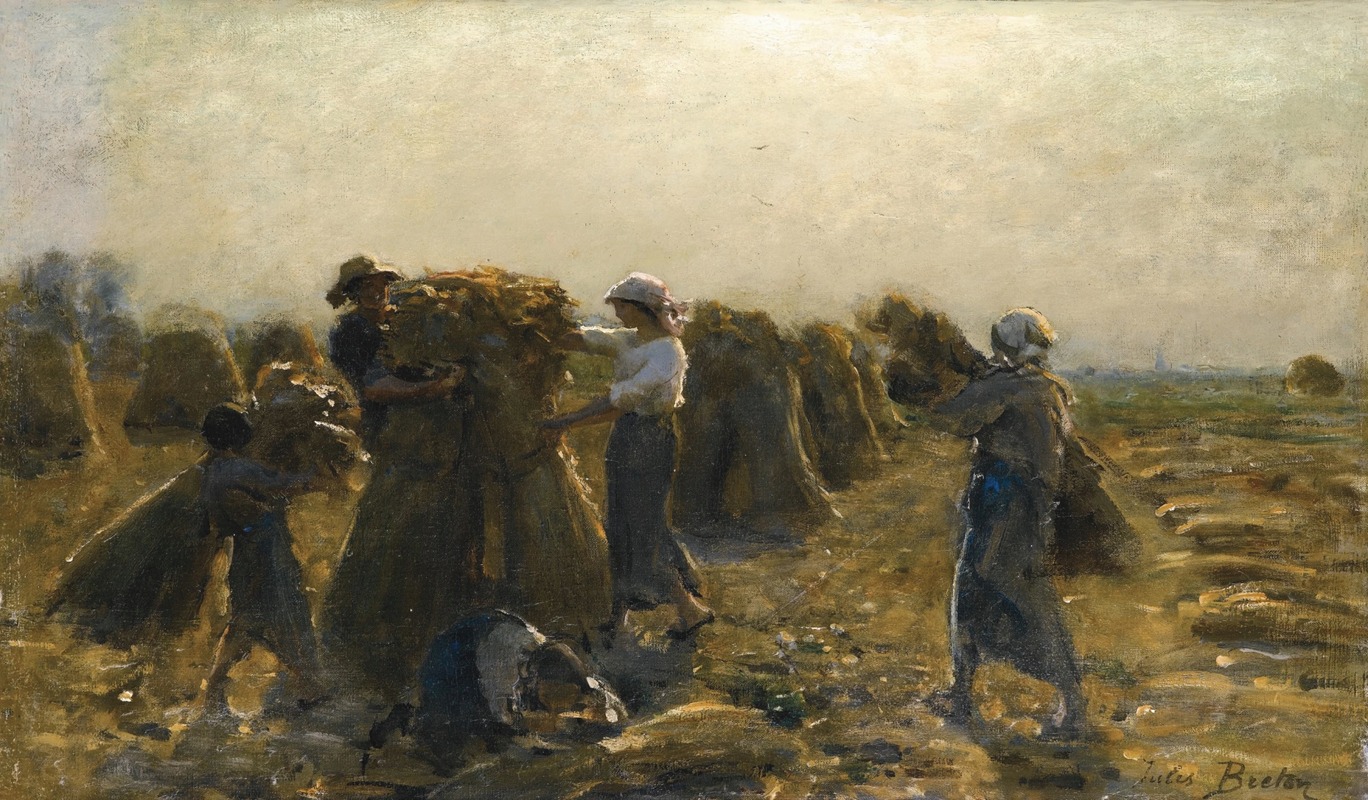 Jules Breton - La récolte
