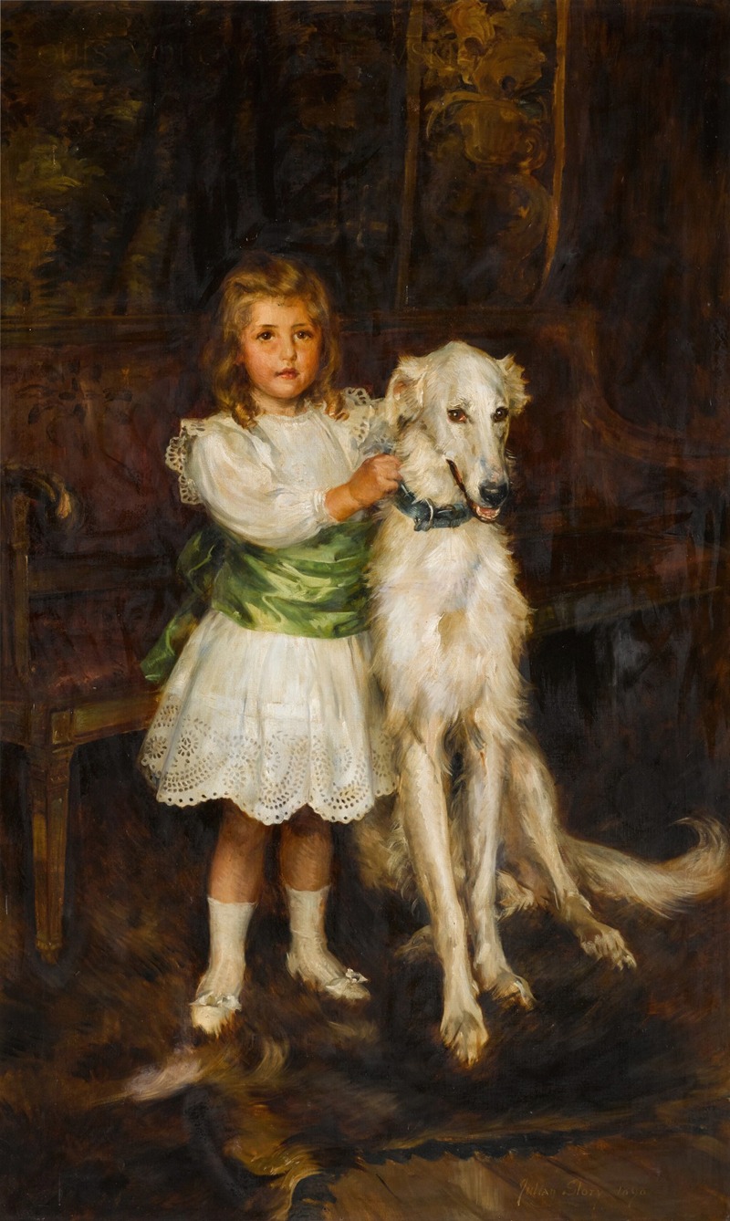 Julian Russel Story - Best Friends (Louis Zborowski and his Borzoi)