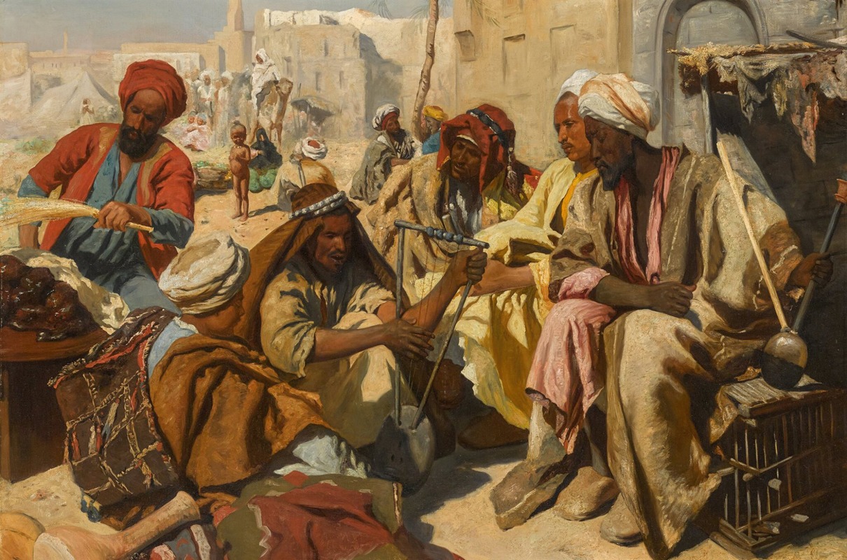 Leopold Carl Müller - Market in Cairo