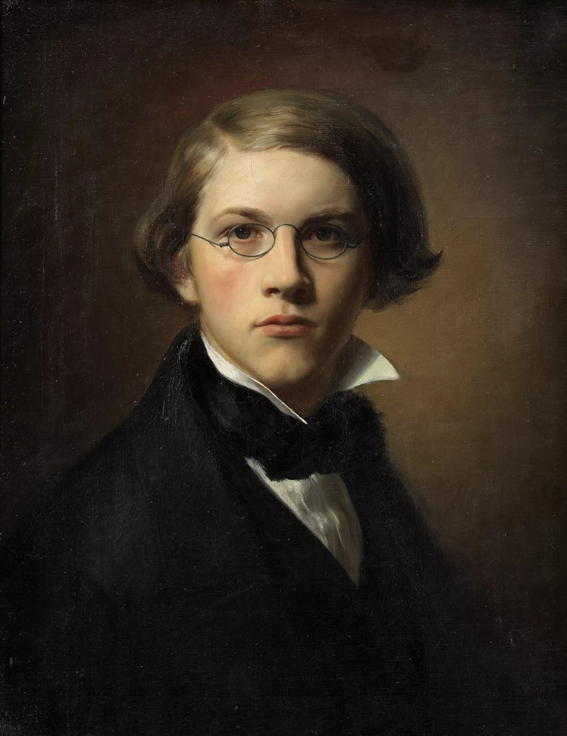 Leopold Carl Müller - Self-portrait