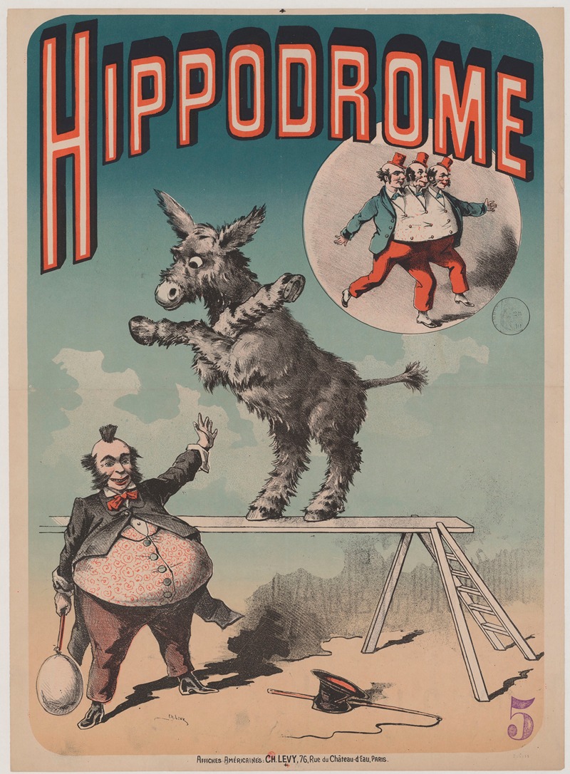 Imp. Charles Lévy - Hippodrome (Ane acrobate)