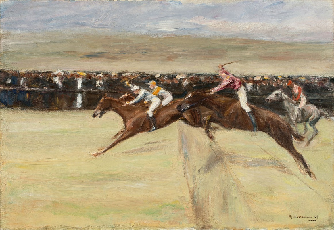 Max Liebermann - Pferderennen in den Cascinen