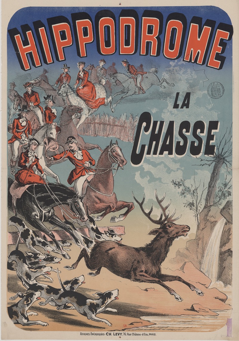 Imp. Charles Lévy - Hippodrome. La chasse