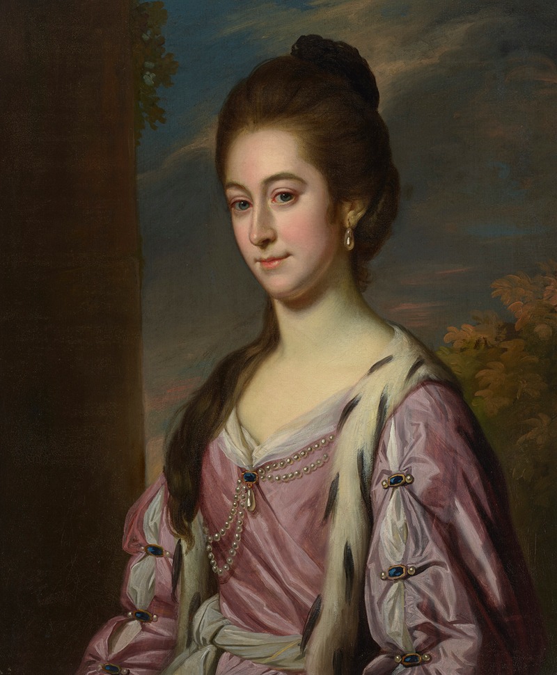 Nathaniel Dance Holland - Portrait of Jane Cressett Pelham (1740-1820), née Hardinge