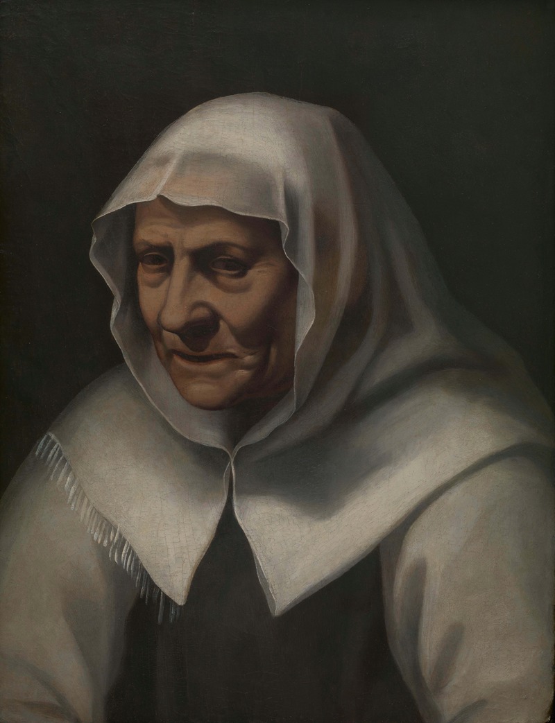 Nicolas Lagneau - Portrait of an Old Woman