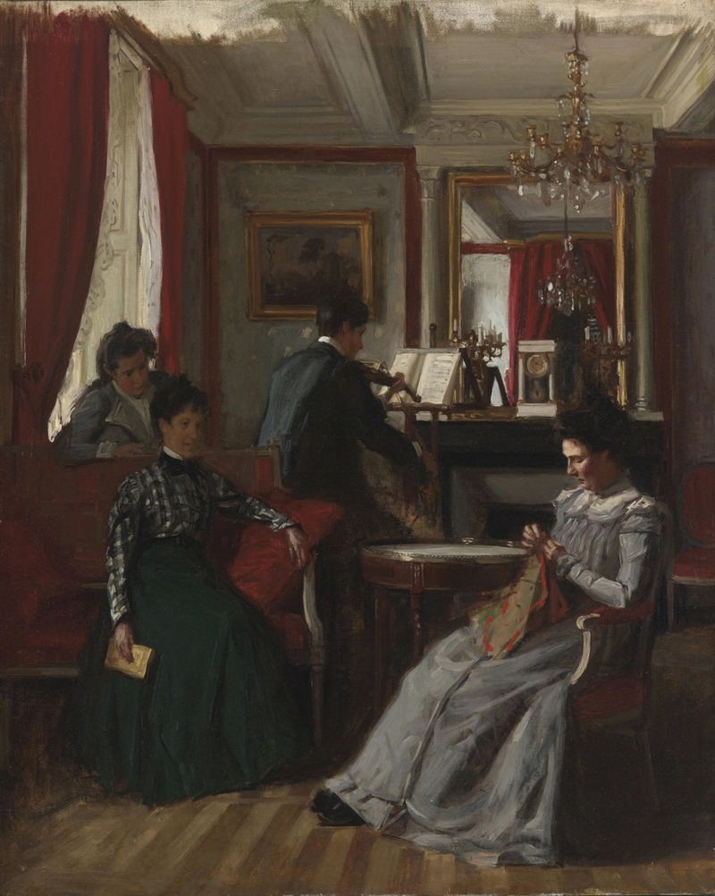 René François Xavier Prinet - Salon de famille