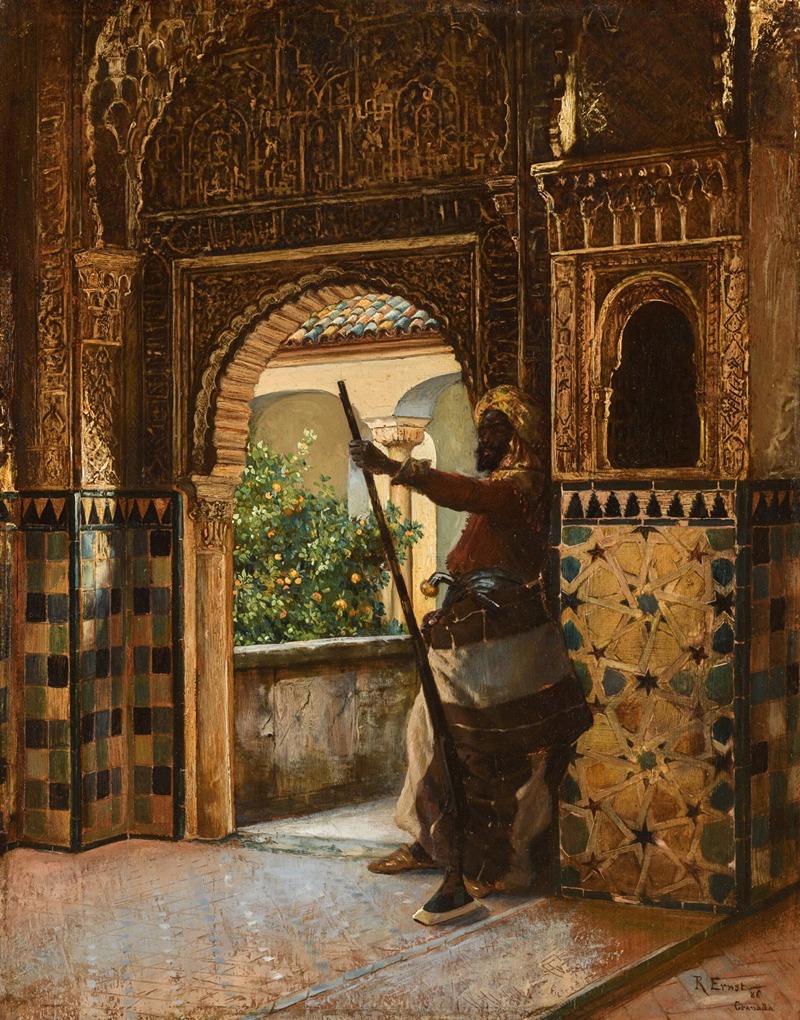 Rudolf Ernst - Guarding the Alhambra