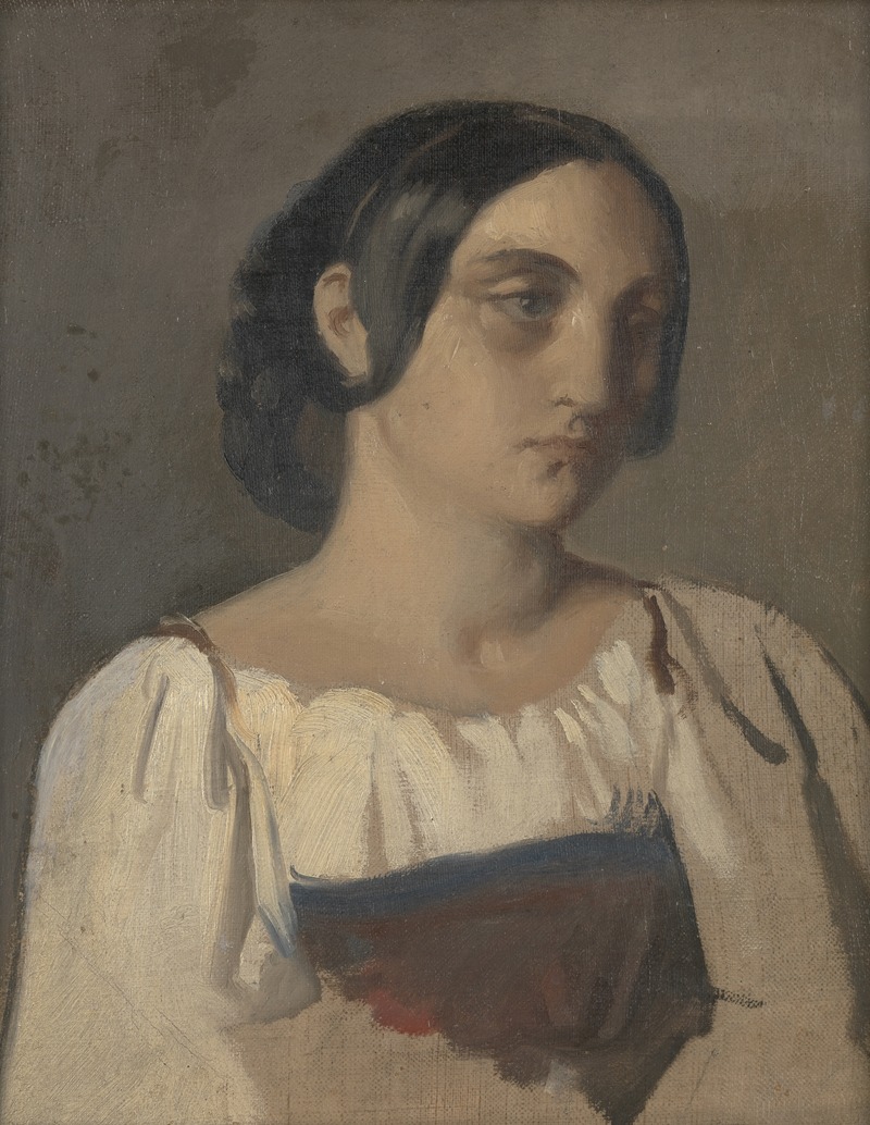 Théodore Chassériau - Portrait of an Italian woman