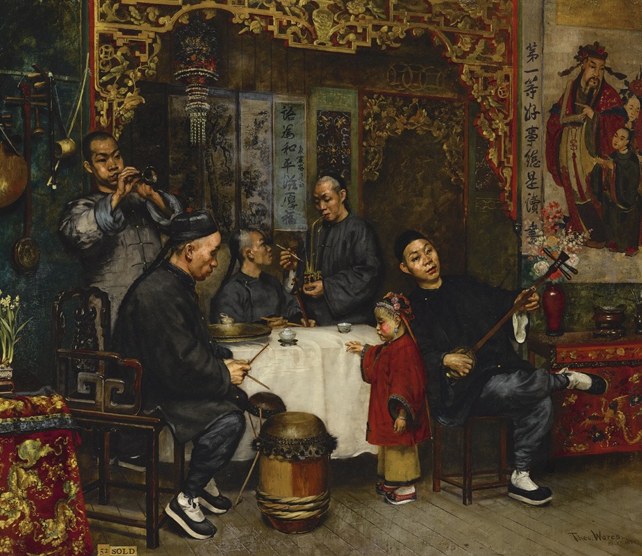 Theodore Wores - Chinese Musicians