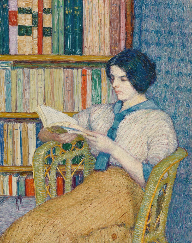 Torajirō Kojima - Woman Reading