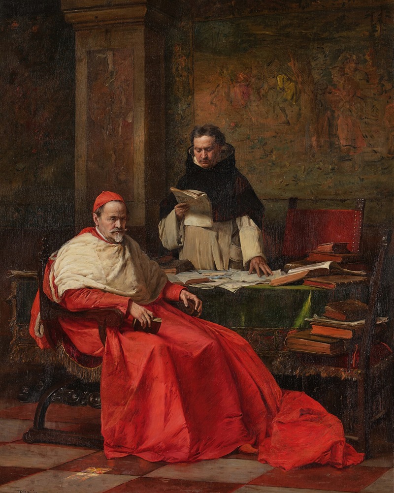 Václav Brožík - The Order of the Cardinal