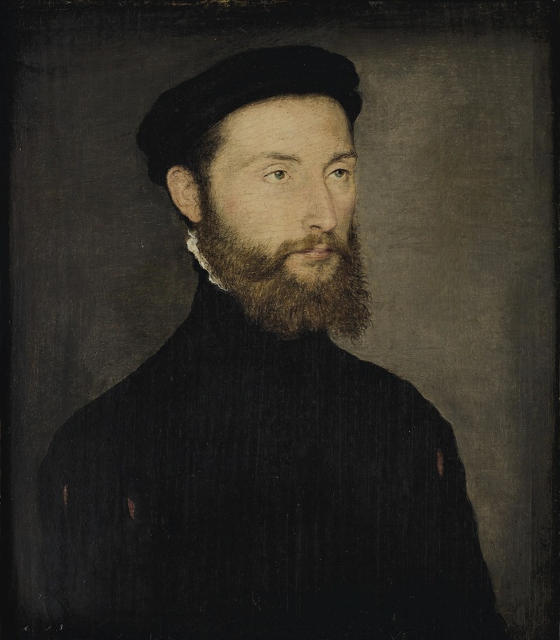 Corneille de Lyon - Portrait d’homme barbu anciennement dit de Charles de Cossé-Brissac
