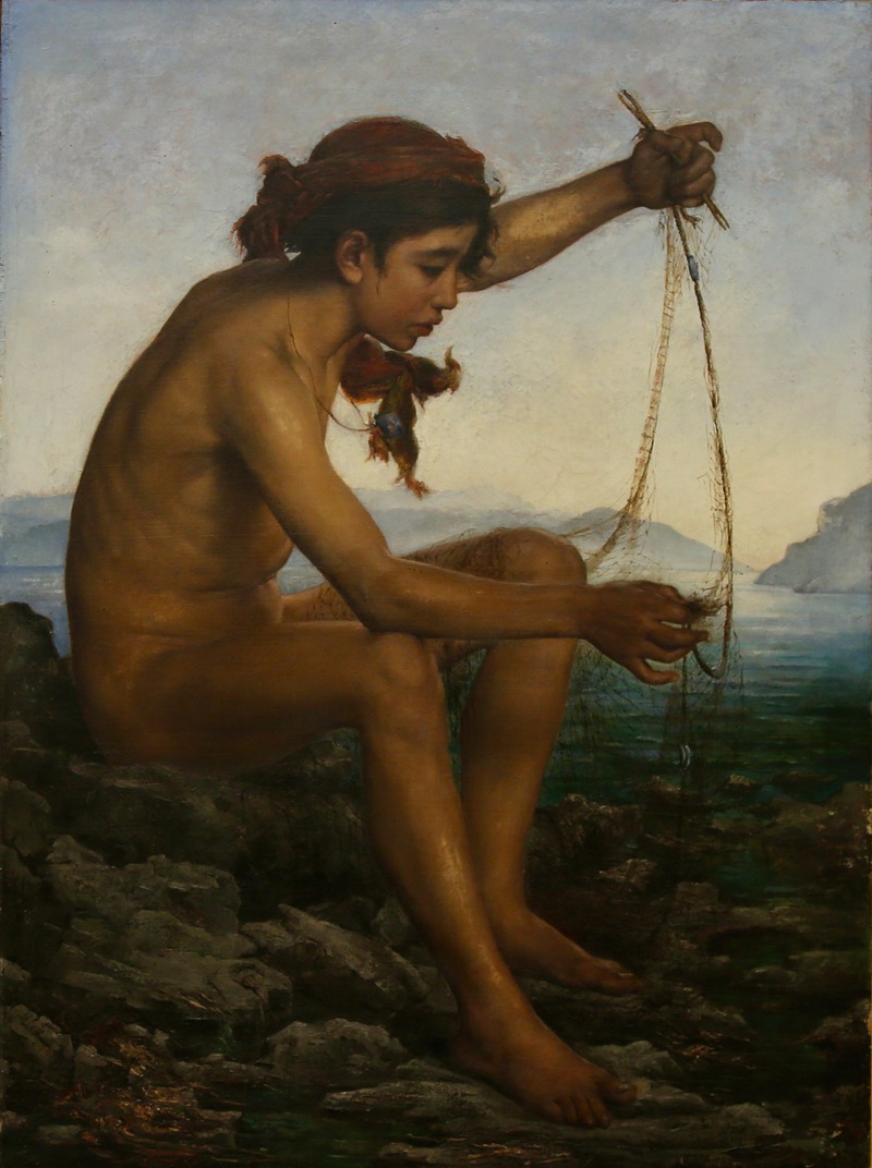 Edmond Jean de Pury - Fisherman in Capri