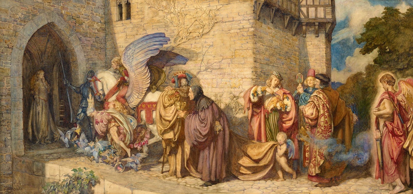 Eleanor Fortescue-Brickdale - Love and his Counterfeits