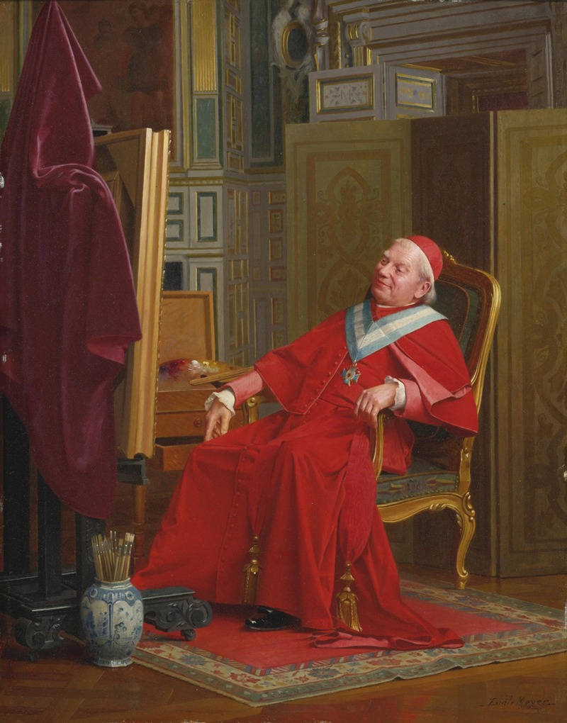 Emile Meyer - A Painting Cardinal