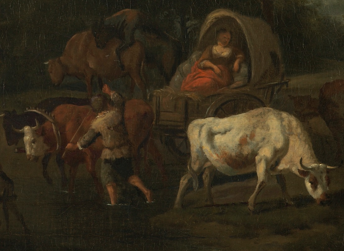Francesco Zuccarelli - The bullock cart