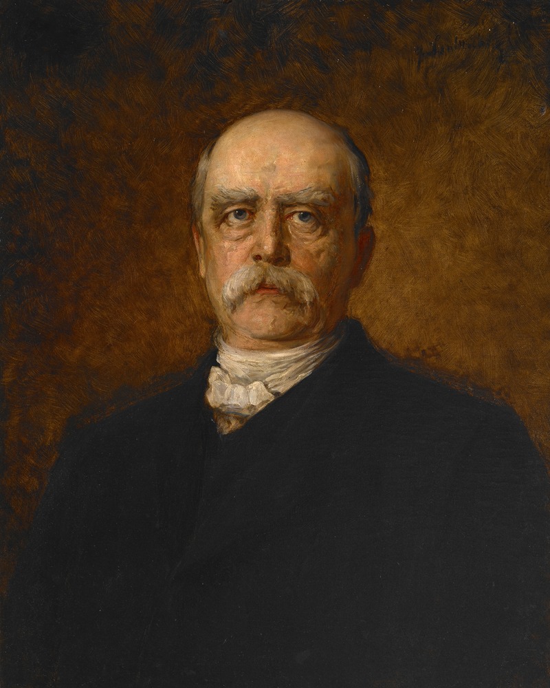 Franz von Lenbach - Portrait of Otto Eduard Leopold von Bismarck