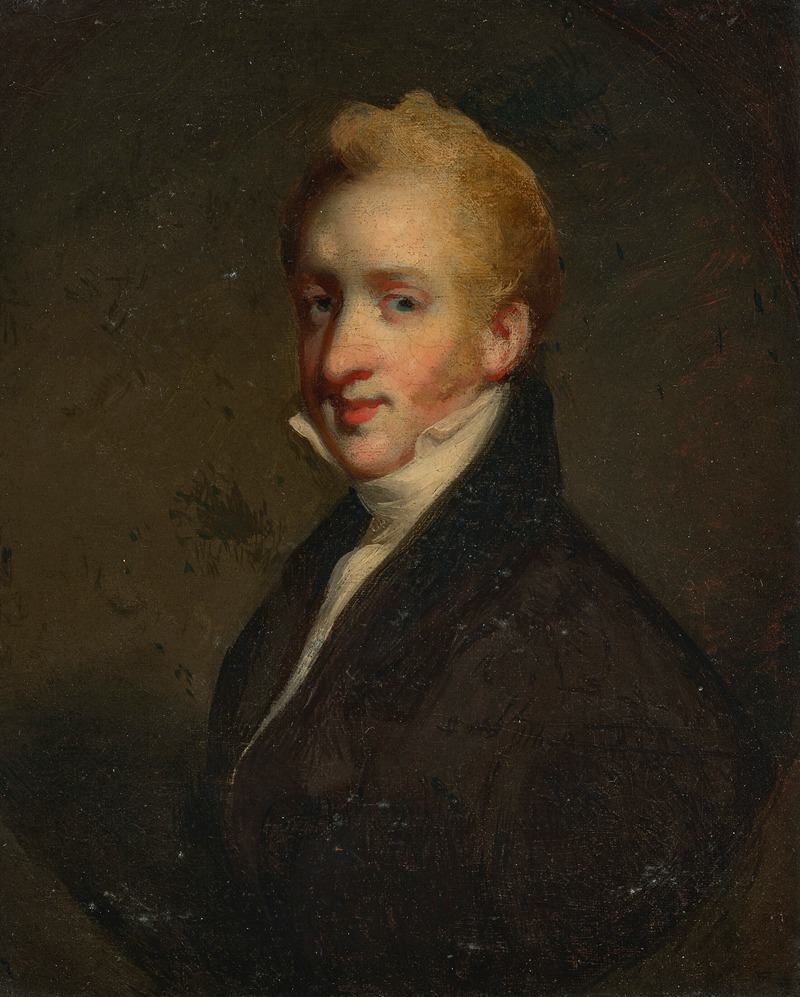 George Chinnery - Portrait of a European merchant