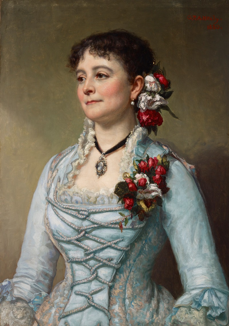 George Peter Alexander Healy - Portrait of Mrs. Richard T. Crane (Mary Josephine Prentice)
