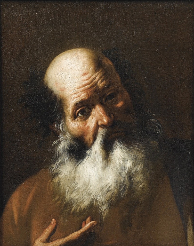 Giovanni Battista Beinaschi - Buste d’homme barbu