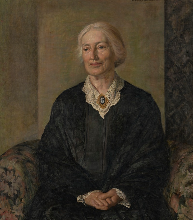 Harry Linley Richardson - Portrait of Miss D.K. Richmond