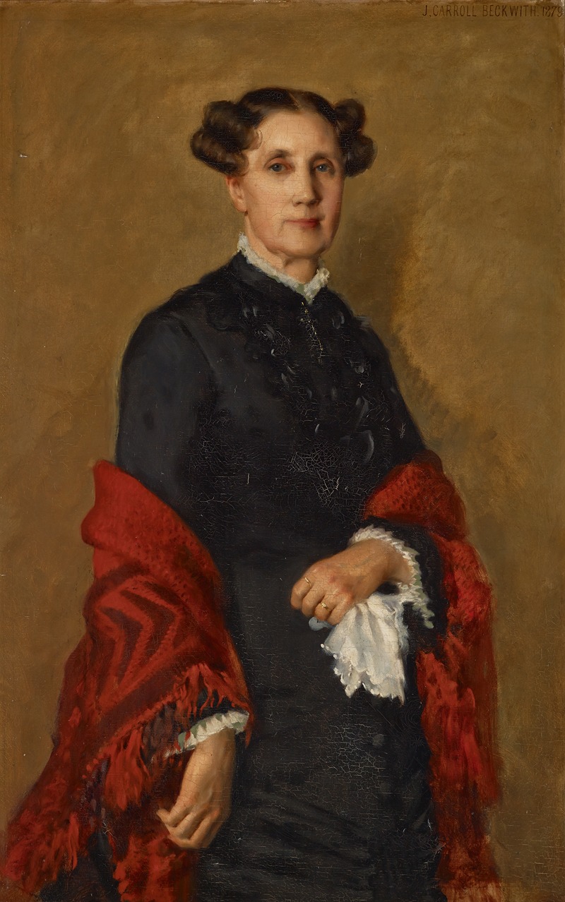 James Carroll Beckwith - Portrait of Mrs. William C. Bartlett