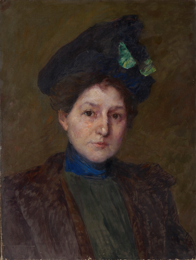 John Ottis Adams - Portrait of Winifred Brady