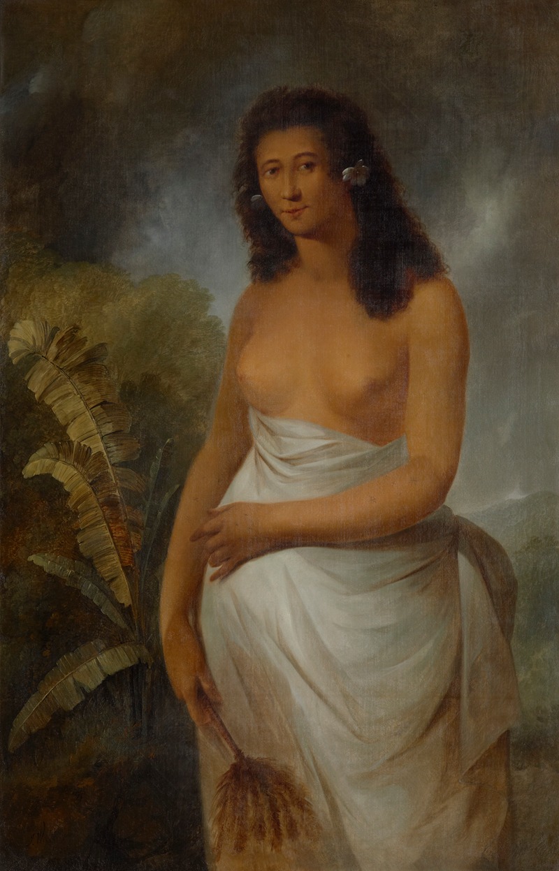 John Webber - Poedua [Poetua], daughter of Oreo, chief of Ulaietea, one of the Society Isles