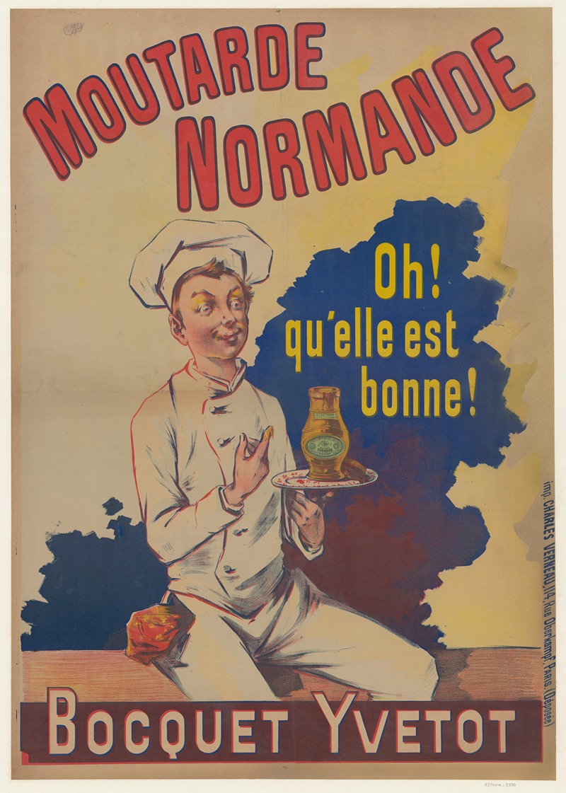 Imp. Charles Verneau - Moutarde normande. Bocquet Yvetot