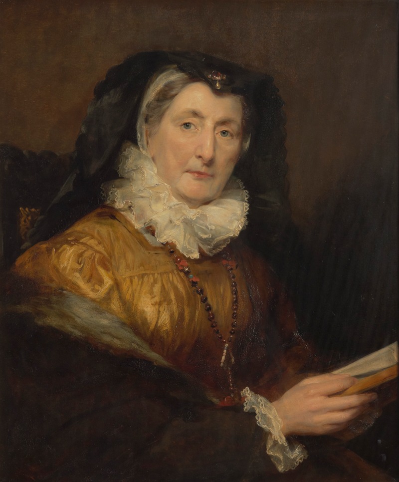 Margaret Sarah Carpenter - Portrait of Mrs W. Collins