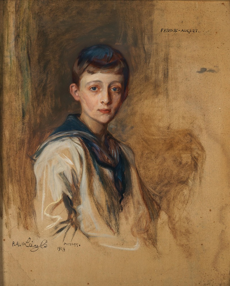 Philip Alexius de László - Portrait of Frederik-August Graf zu Rantzau (1895-1945) as a Child in a Sailor’s Suit