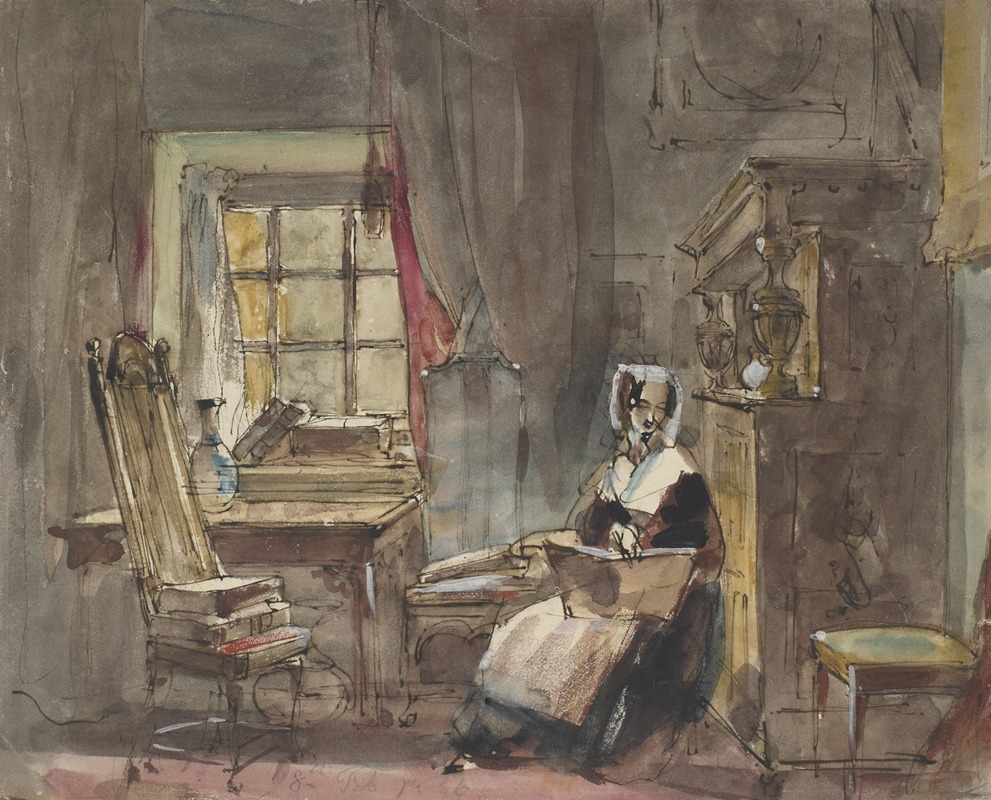 Sir David Wilkie - ‘An old time chamber it was’- (Scene from ‘Theodore Hook’)