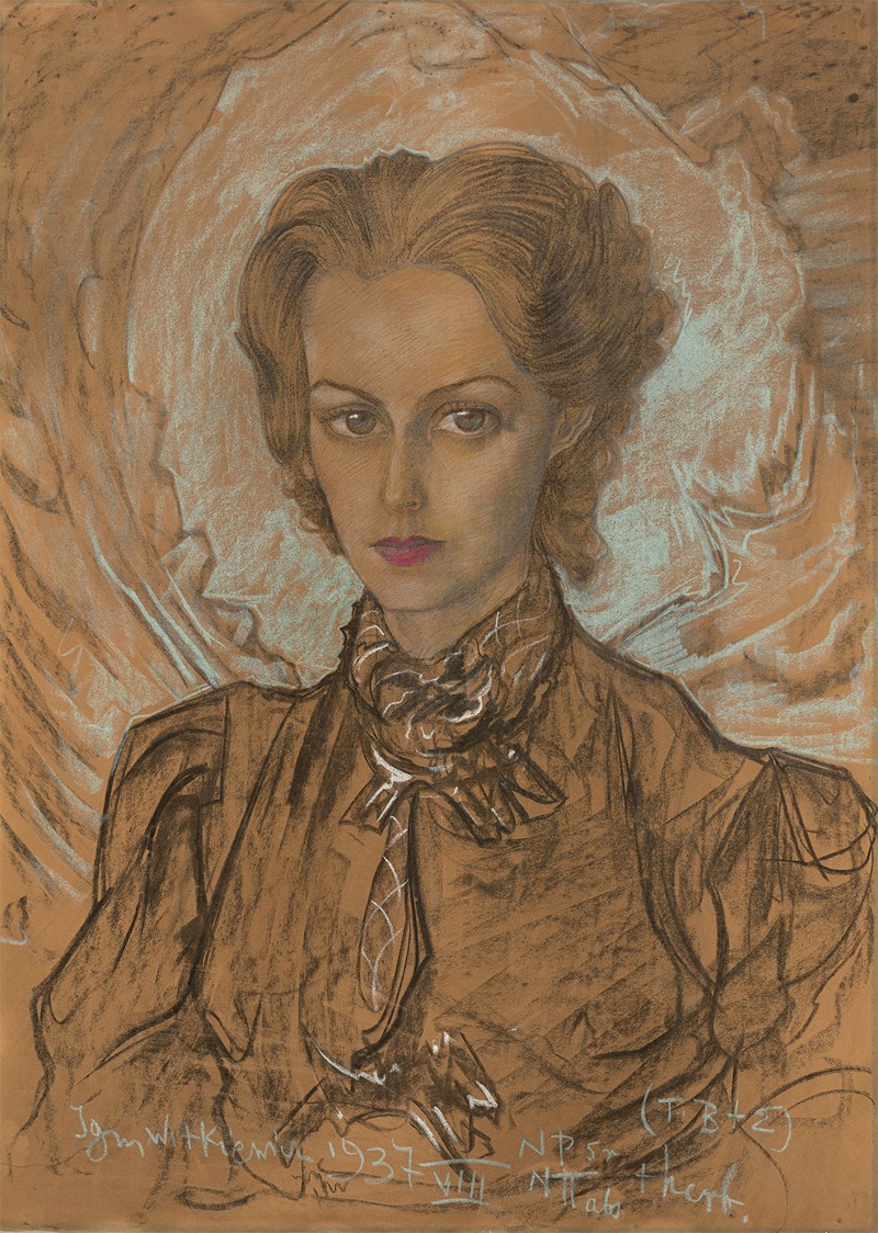 Stanisław Ignacy Witkiewicz - Pani Boreniakowa (Portrait Hermina Boreniok)