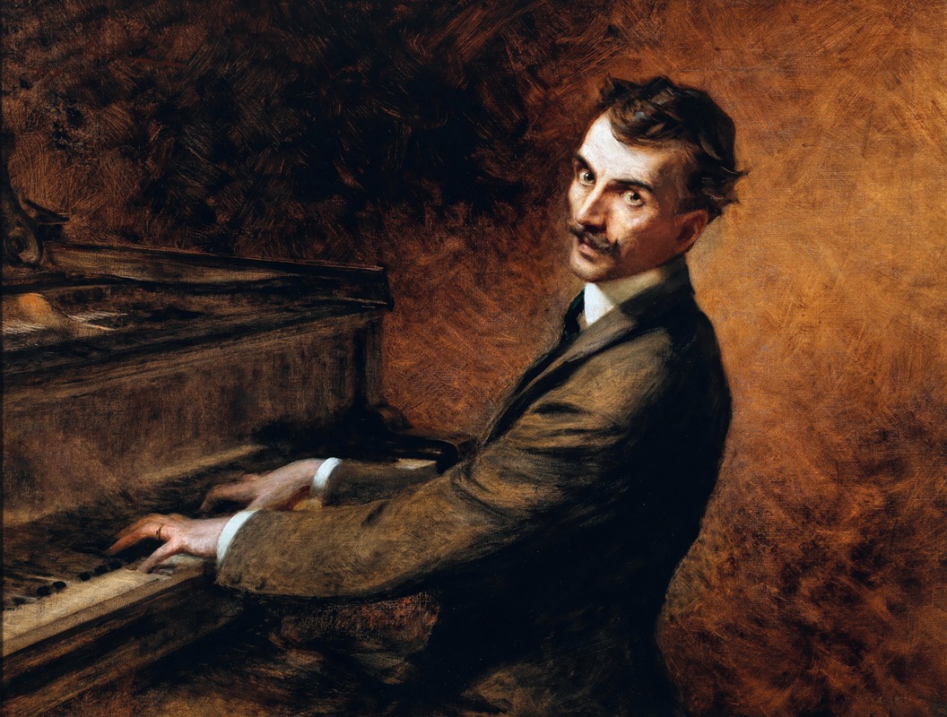 Théobald Chartran - Maestro Arturo Toscanini (1867–1957) at the piano