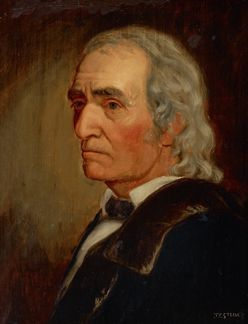 Theodore Clement Steele - Portrait of Thomas Lakin
