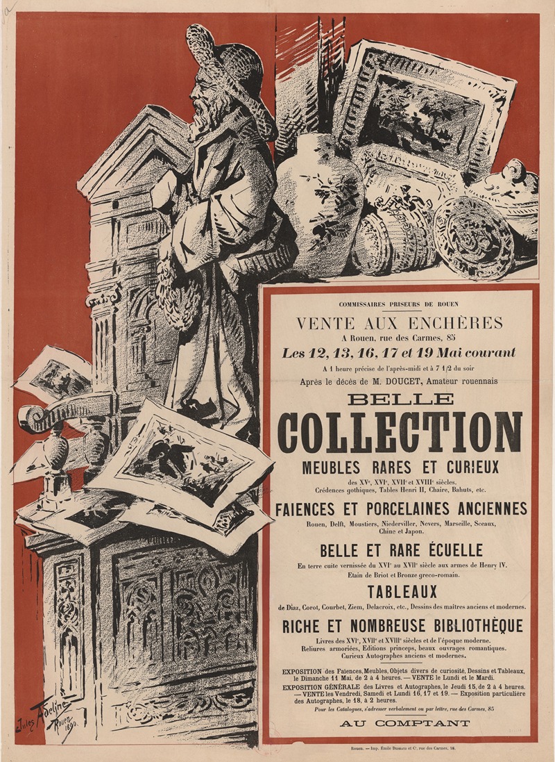 Imp. Emile Deshays et Ce - Belle collection meubles rares et curieux