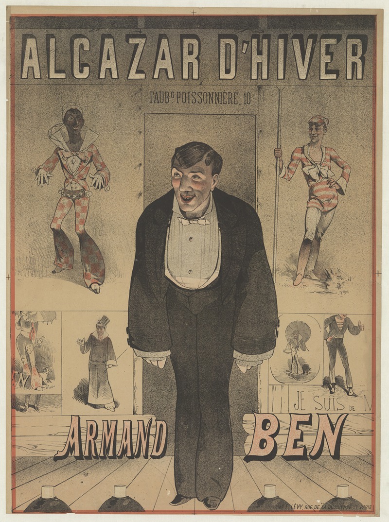 Imp. Emile Lévy - Alcazar d’Hiver. Armand Ben