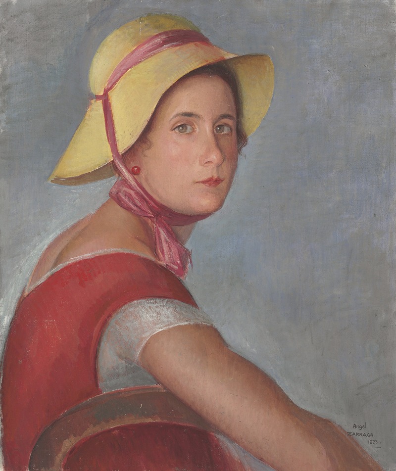 Ángel Zárraga - Femme au Chapeau (Portrait of Jeannette Ivanoff)