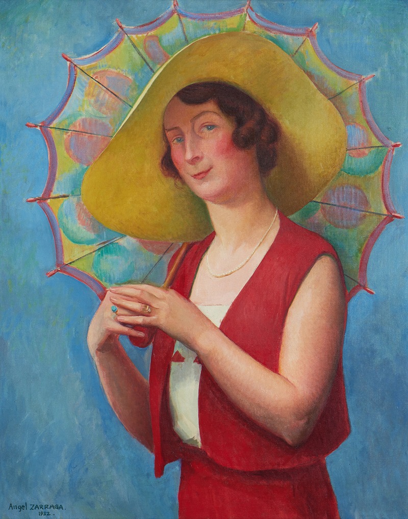 Ángel Zárraga - Jeune femme à l’ombrelle