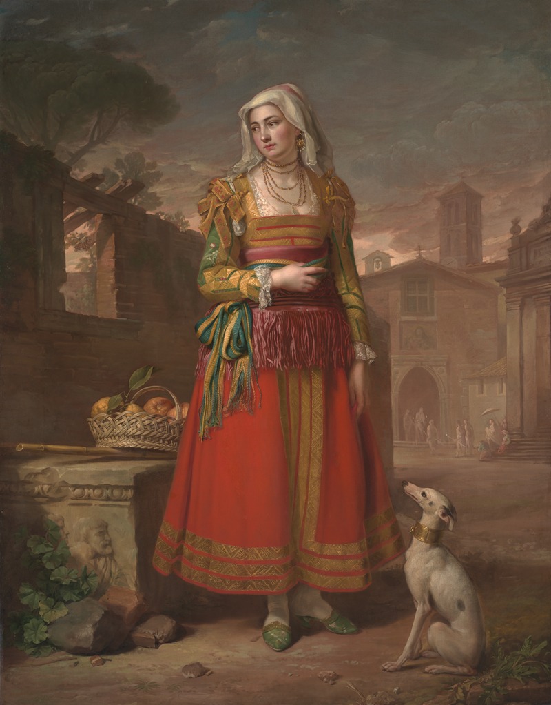 George James - A Lady of Petrella, in the Kingdom of Naples