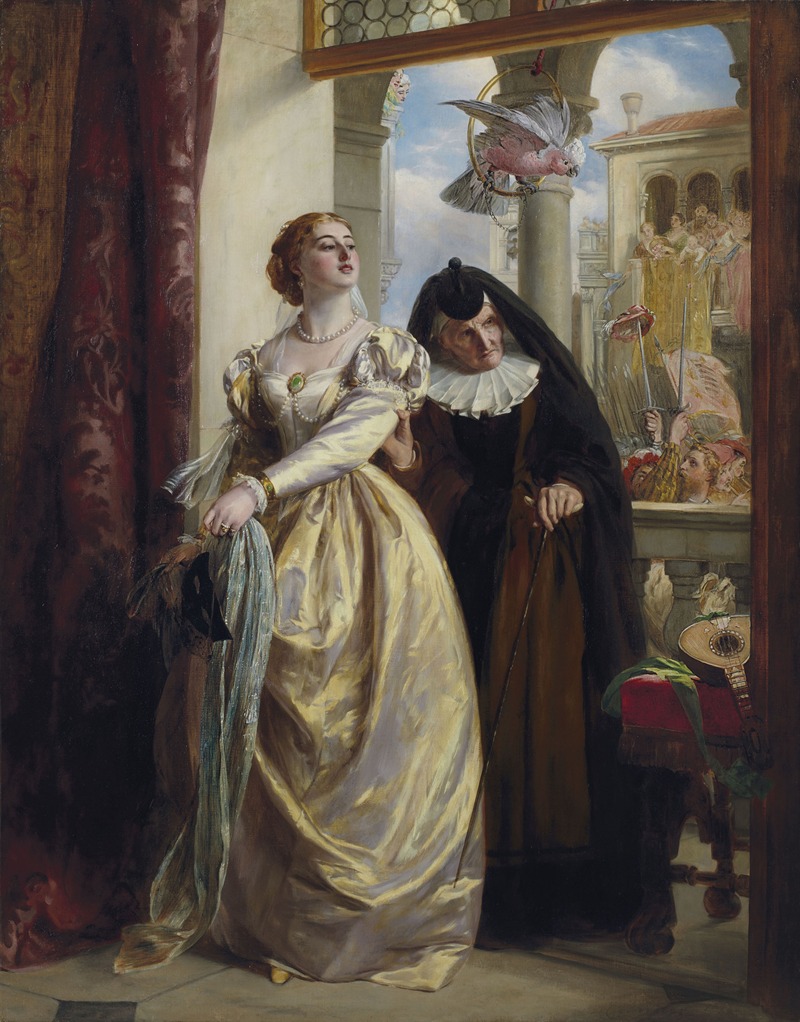 John Callcott Horsley - Juliet and her nurse