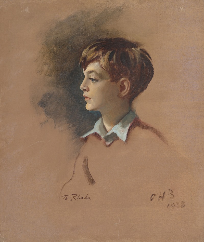 Sir Oswald Joseph Hornby Birley - Portrait of Mark Birley (1930-2007), as a boy